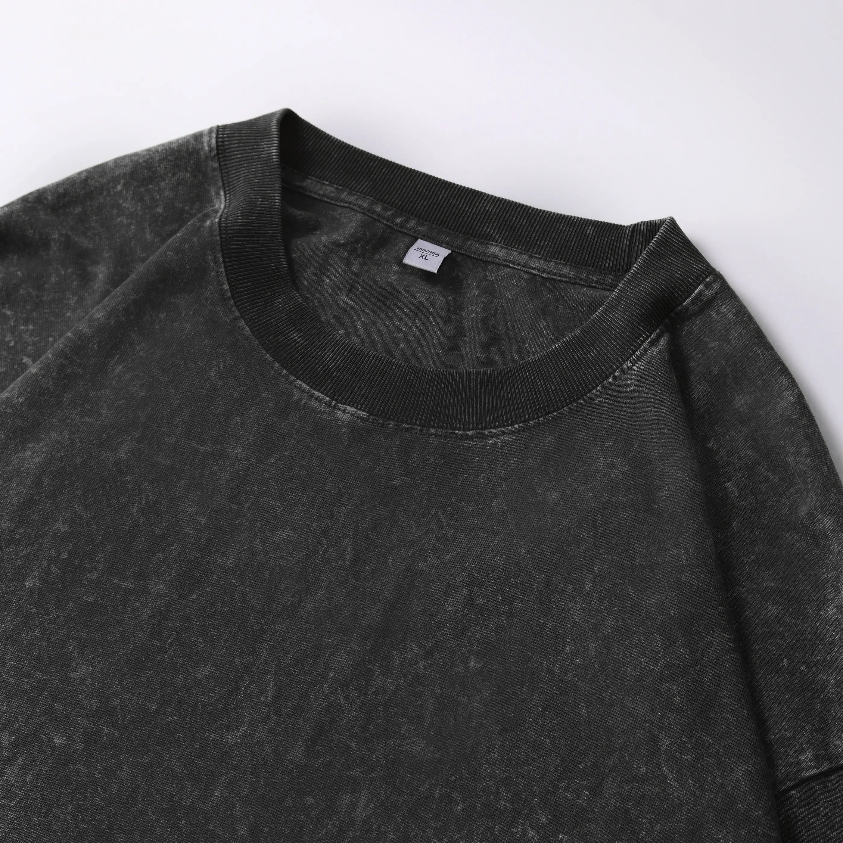 Men's 4-Pack Acid-Wash Distressed Crewneck Sweatshirts