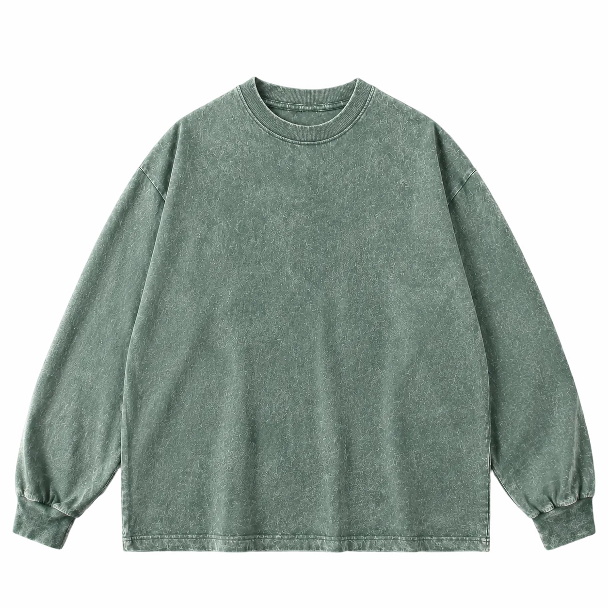Men's 4-Pack Acid-Wash Distressed Crewneck Sweatshirts