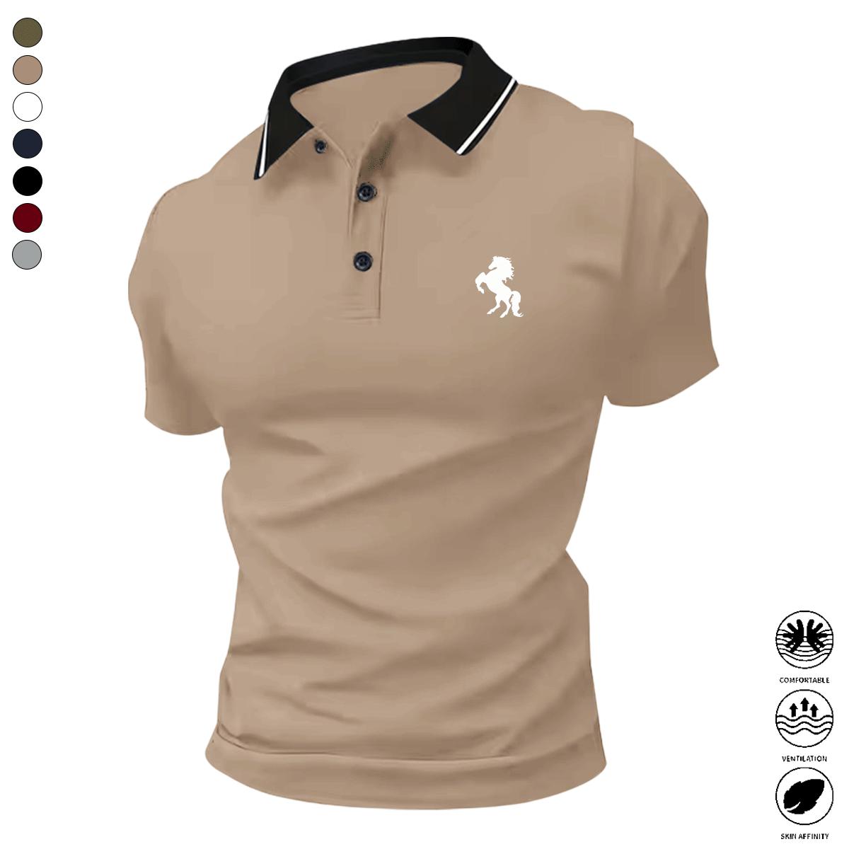 Men's Classic Stretch Short Sleeve Polo Shirt
