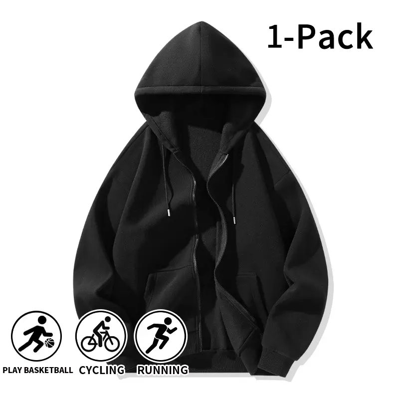 Men's Everyday Full-Zip Hooded Jacket