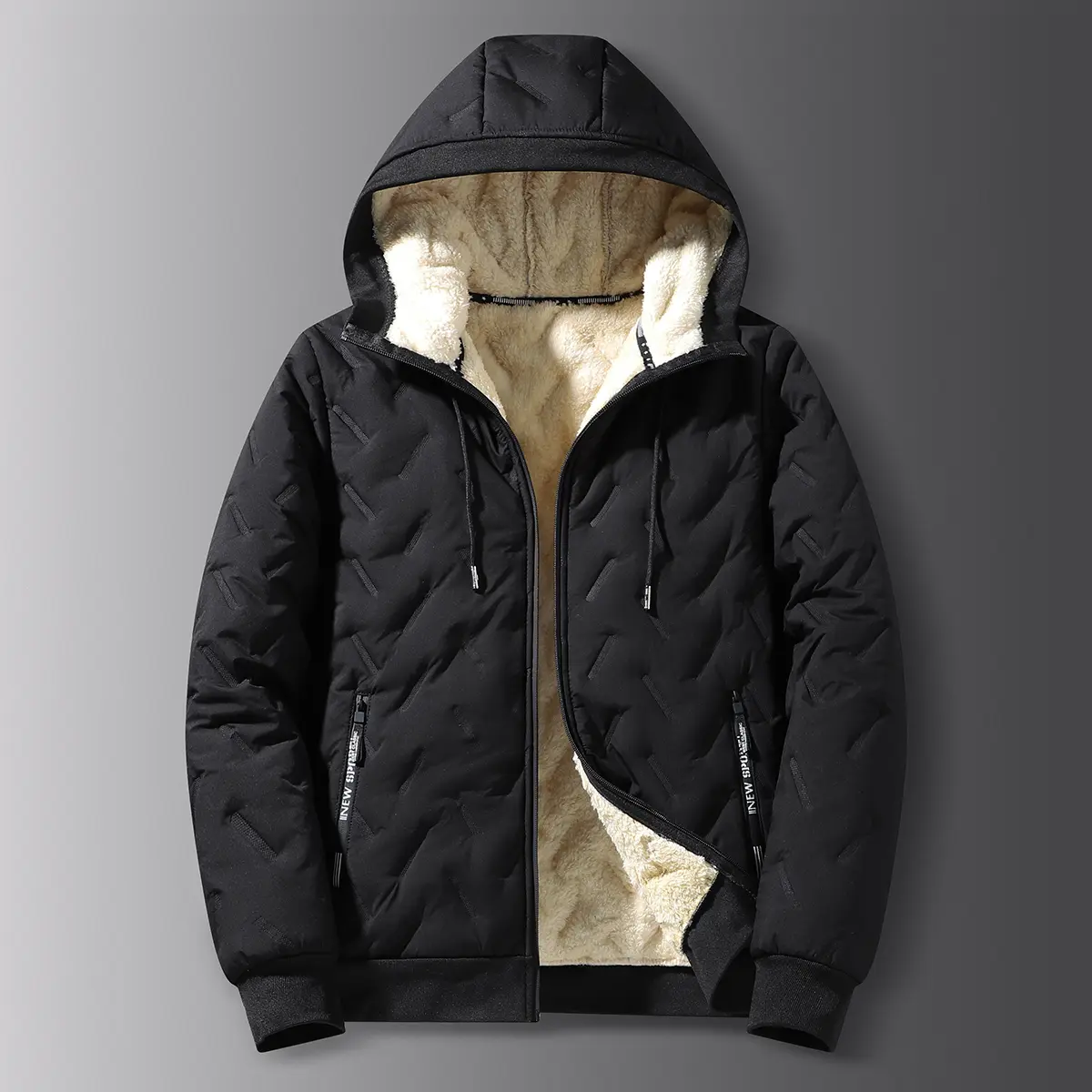 Men's WeatherShield Hooded Winter Jacket