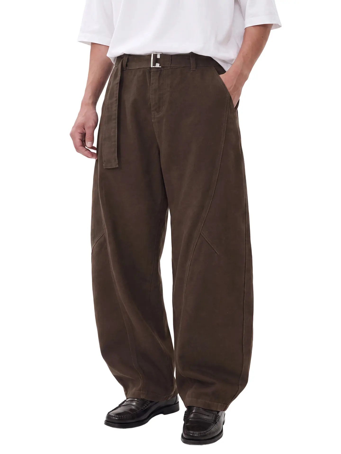 Men's Vintage Cotton Wide-Leg Pants