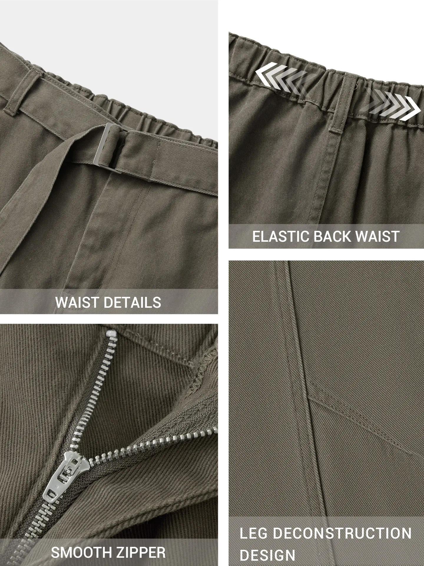 Men's Vintage Cotton Wide-Leg Pants