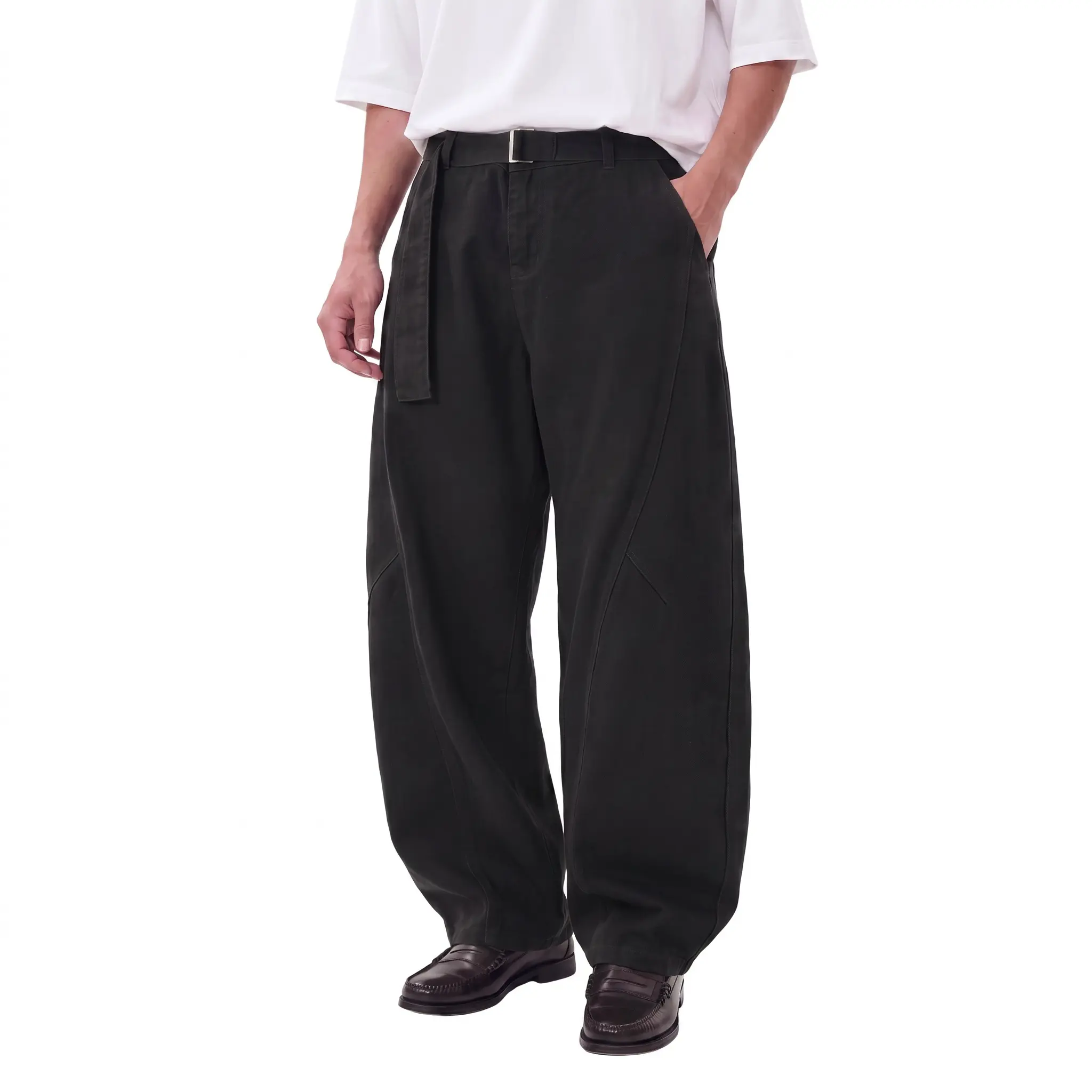 Men's Vintage Cotton Wide-Leg Pants
