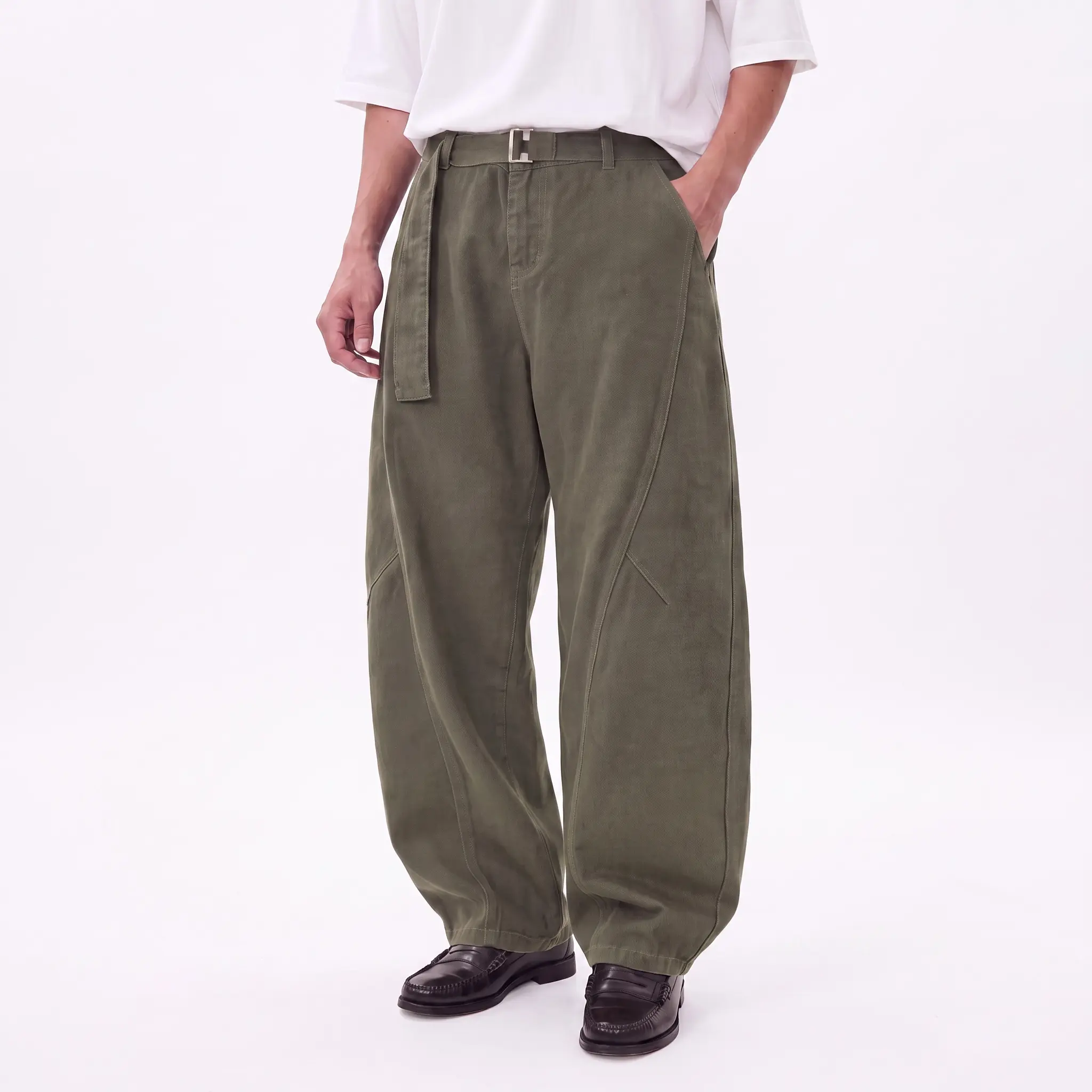 Men's Vintage Cotton Wide-Leg Pants