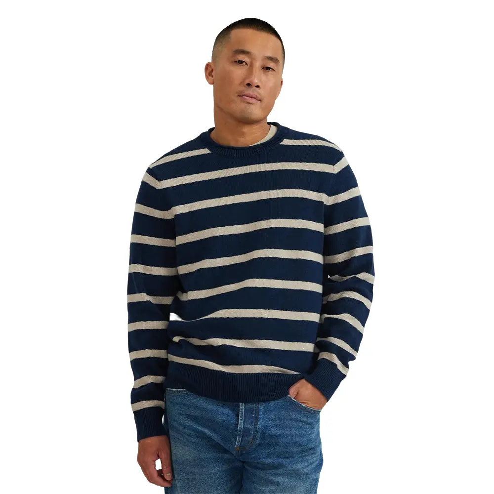 Men's Classic Cotton-Blend Roll Neck Sweater