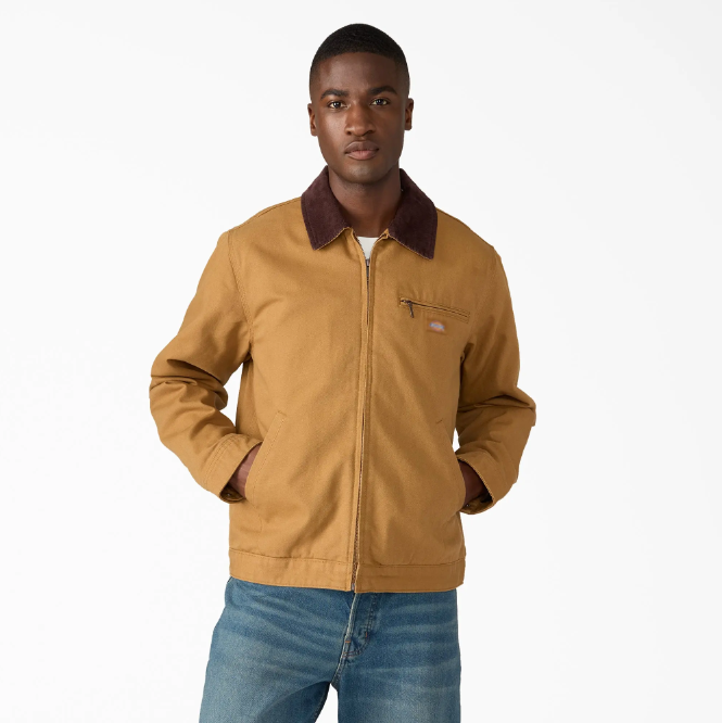 Men's Blanket-Lined Duck Canvas Work Jacket