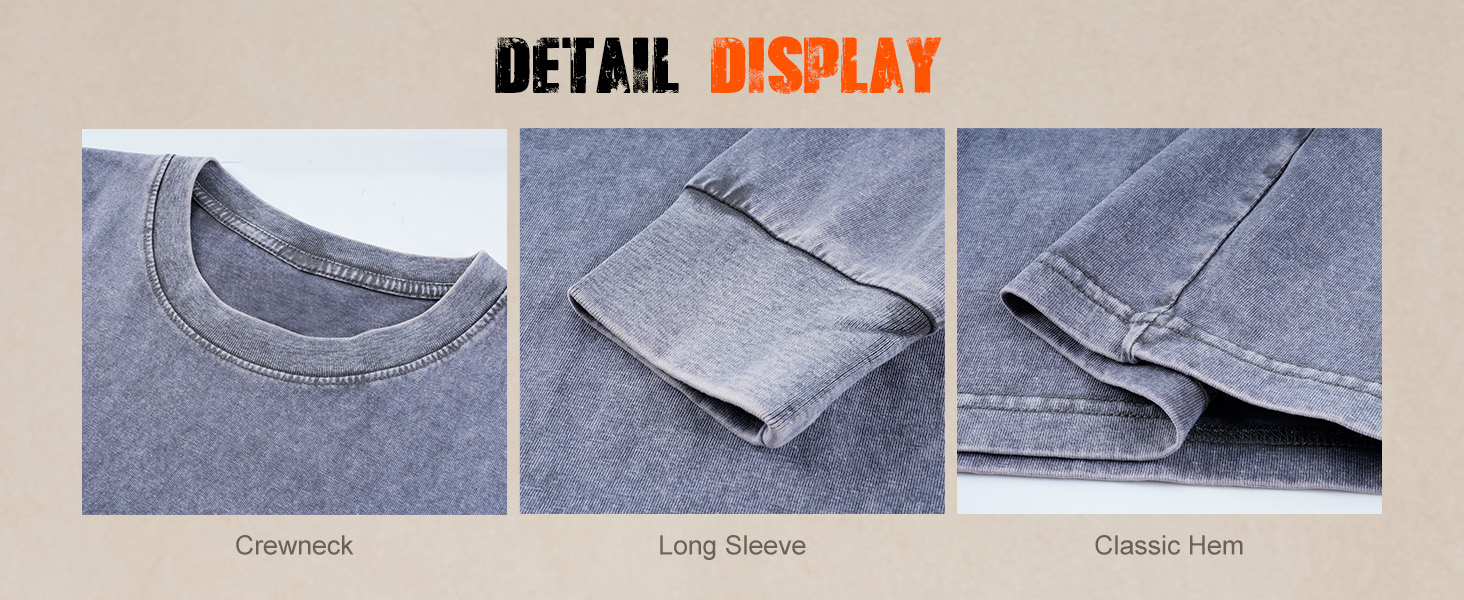 crewneck oversized t-shirts for men