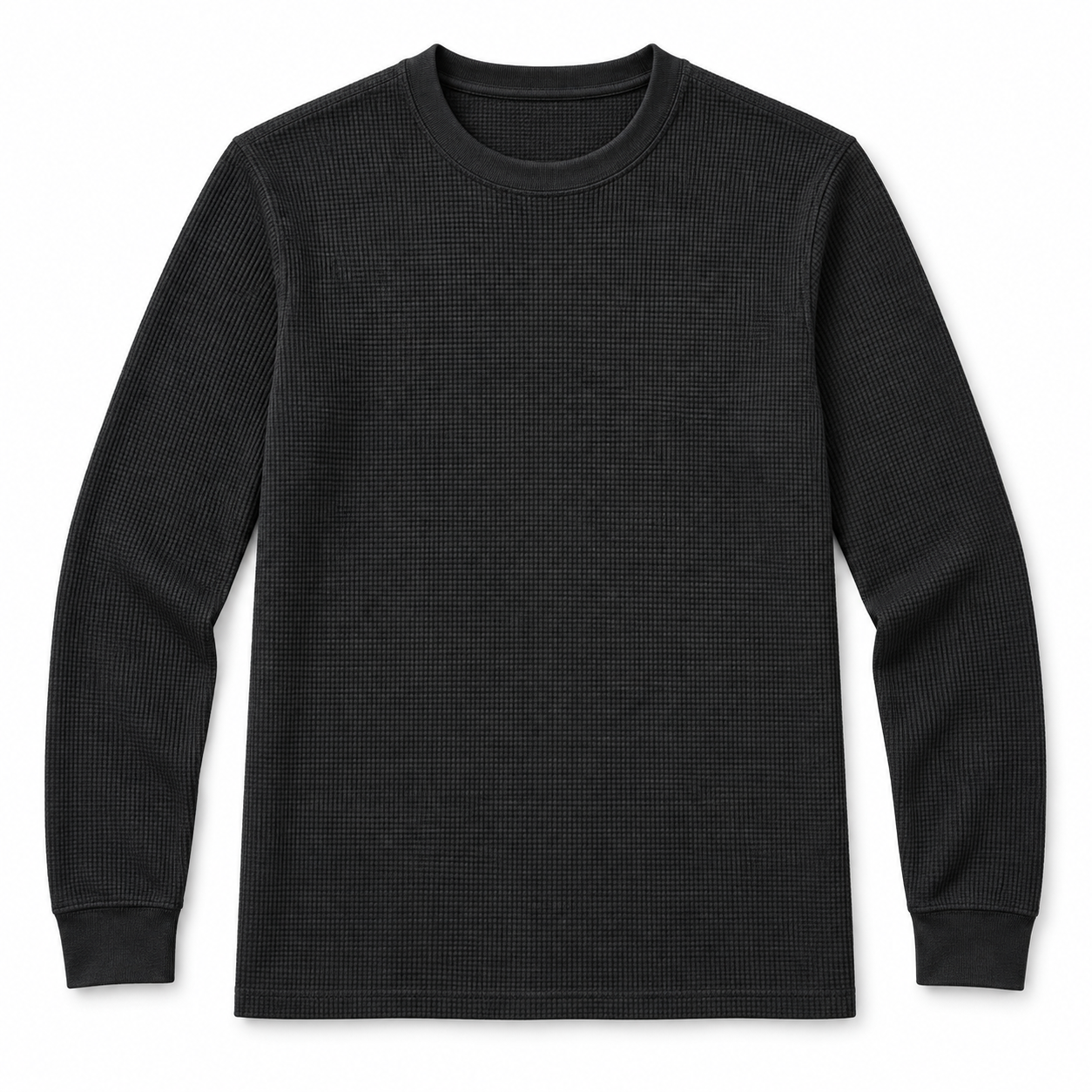 Men's Waffle-Knit Crewneck Thermal Shirt Multipack