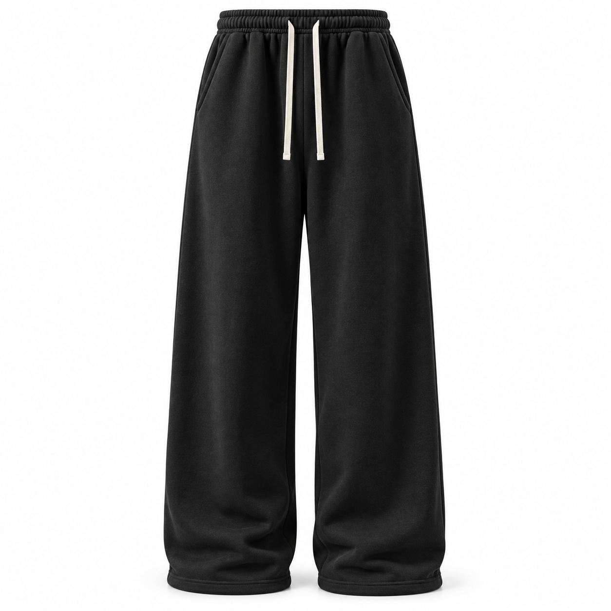 Unisex Everyday Relaxed Wide-Leg Sweatpants