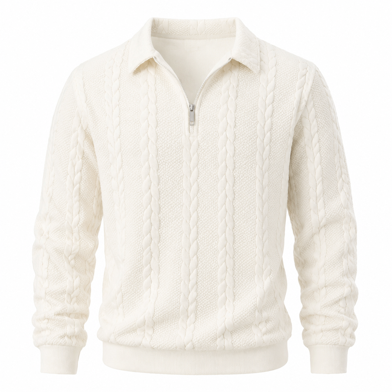 Men's Everyday Cable-Knit Quarter-Zip Sweater Multi-Pack