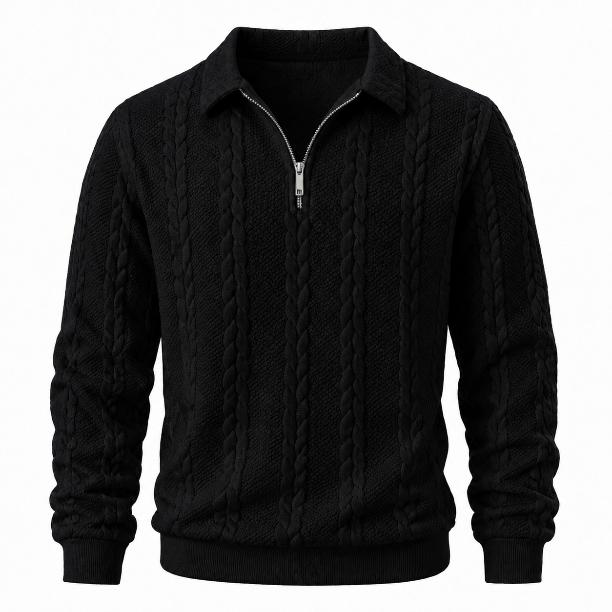 Men's Everyday Cable-Knit Quarter-Zip Sweater Multi-Pack