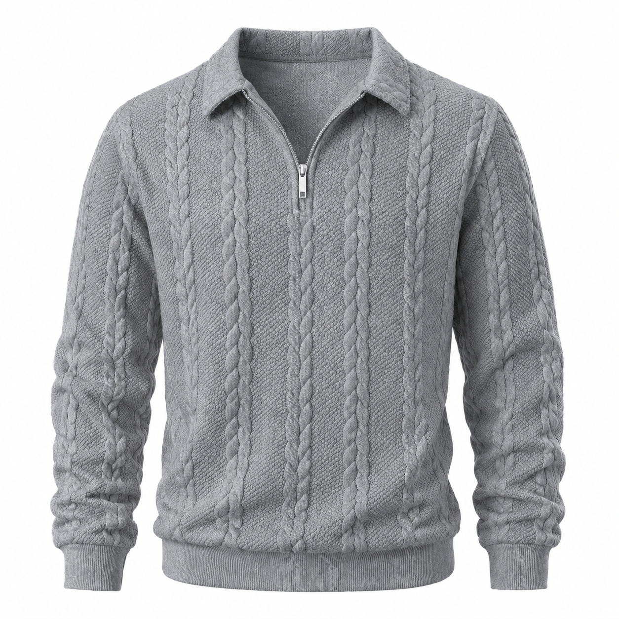 Men's Everyday Cable-Knit Quarter-Zip Sweater Multi-Pack
