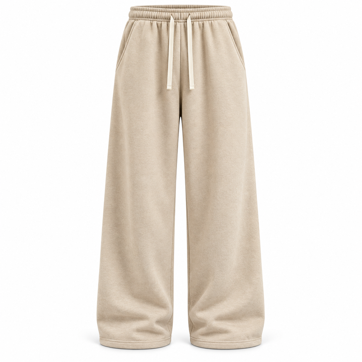 Unisex Everyday Relaxed Wide-Leg Sweatpants