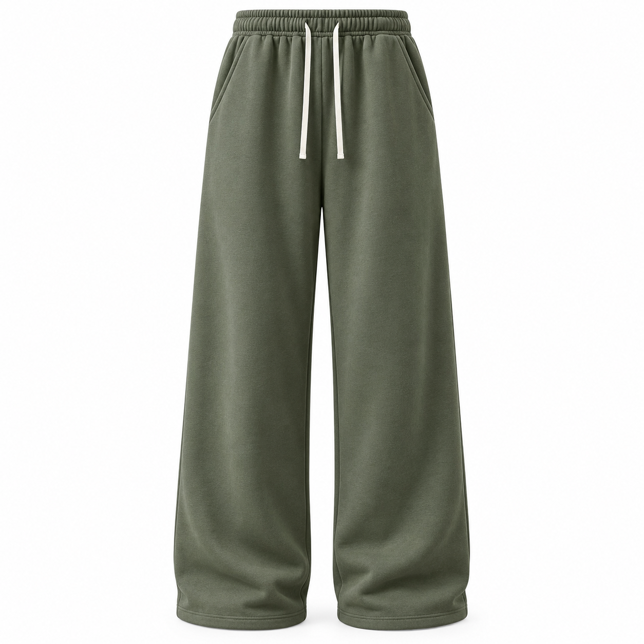 Unisex Everyday Relaxed Wide-Leg Sweatpants