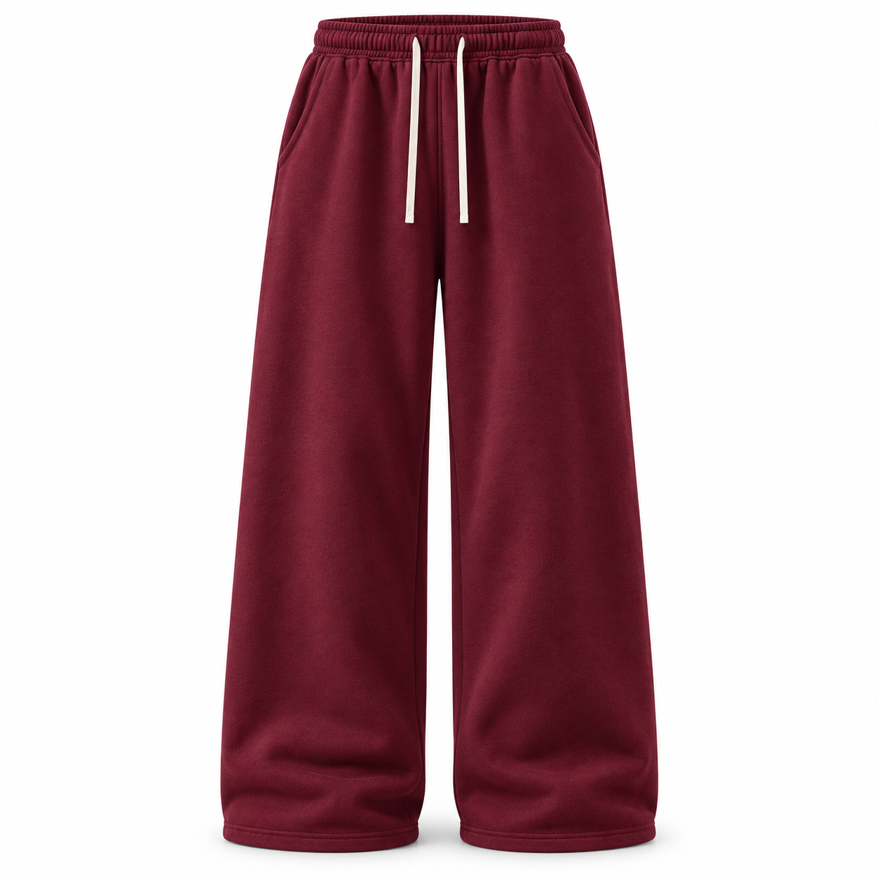 Unisex Everyday Relaxed Wide-Leg Sweatpants