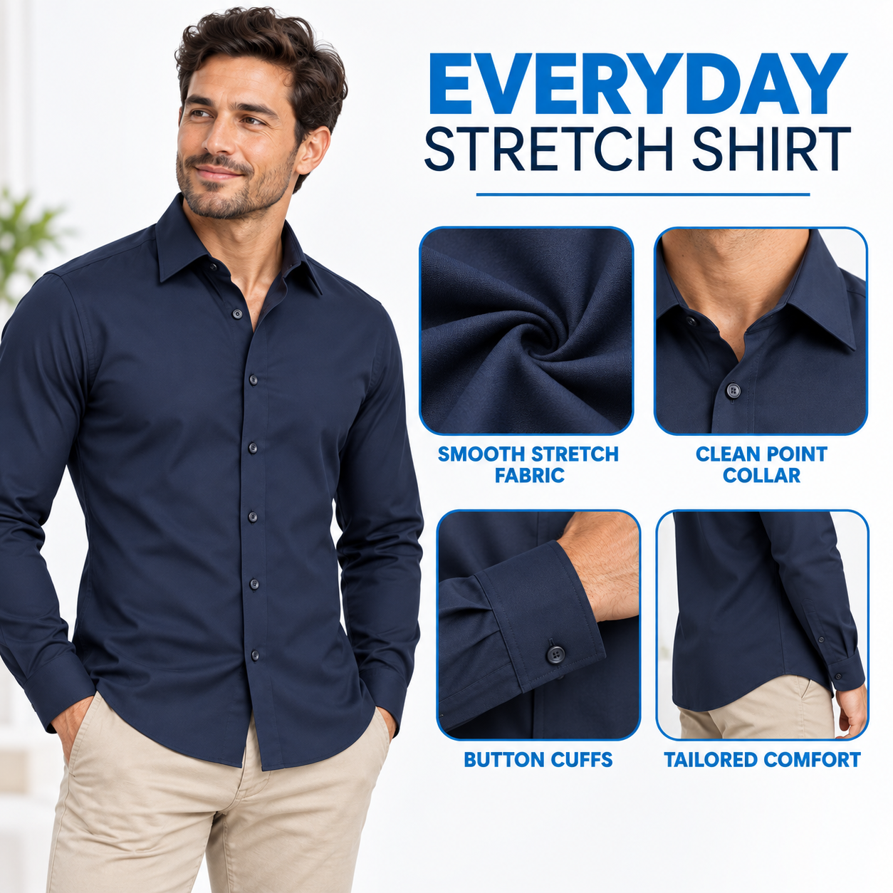 Men's Everyday Stretch Dress Shirt