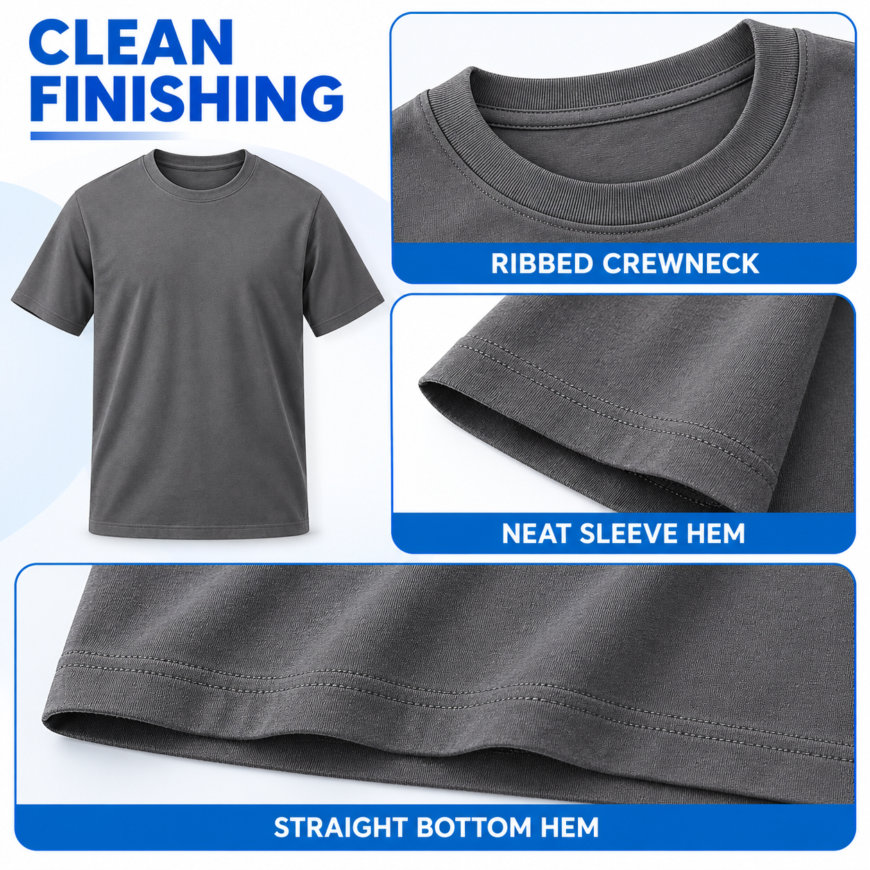 Men's Soft Stretch Crewneck T-Shirt Multipack