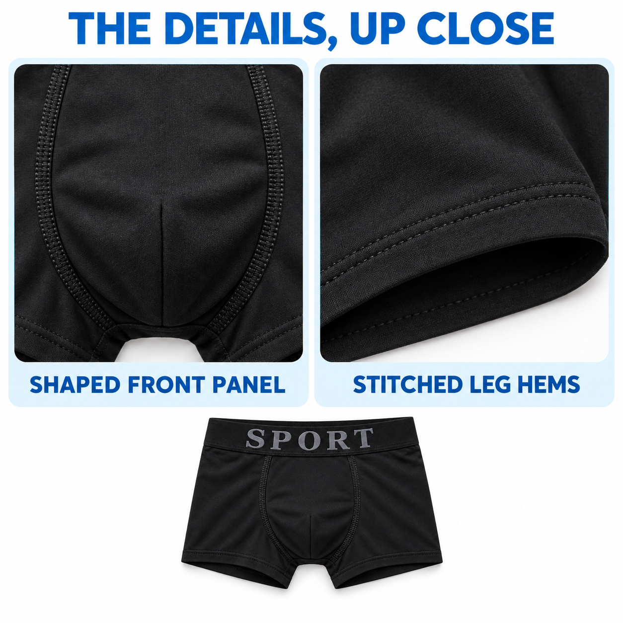 Men's Everyday Trunks - Short-Leg Underwear Multipack