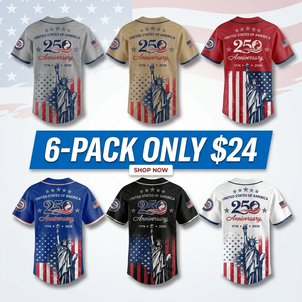 USA 250th Anniversary Baseball Jersey
