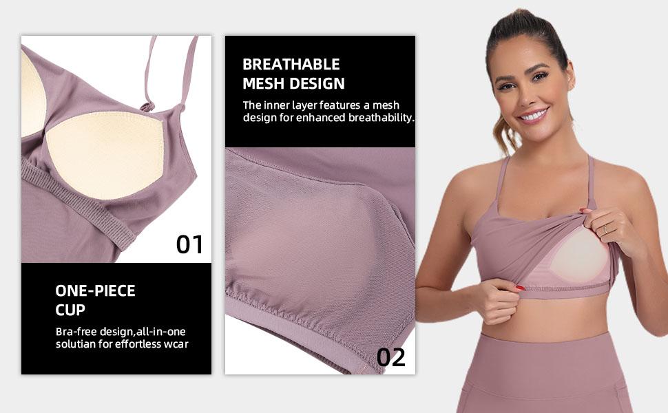 【Free 3-Day Shipping】2026 New Adjustable Straps Built-in Bra Tank Top - Cross Back VS Spaghetti Straps & Scoop Neck, Slim Cute Buttery Soft Thicker Fabric Longline Sports Bra with Built-in One-Piece Bra Pads Yoga Wear Fitness Yoga Gym Activewear 【Free 3-Day Shipping】2026 New Adjustable Straps Built-in Bra Tank Top - Cross Back VS Spaghetti Straps & Scoop Neck, Slim Cute Buttery Soft Thicker Fabric Longline Sports Bra with Built-in One-Piece Bra Pads Yoga Wear Fitness Yoga Gym Activewear