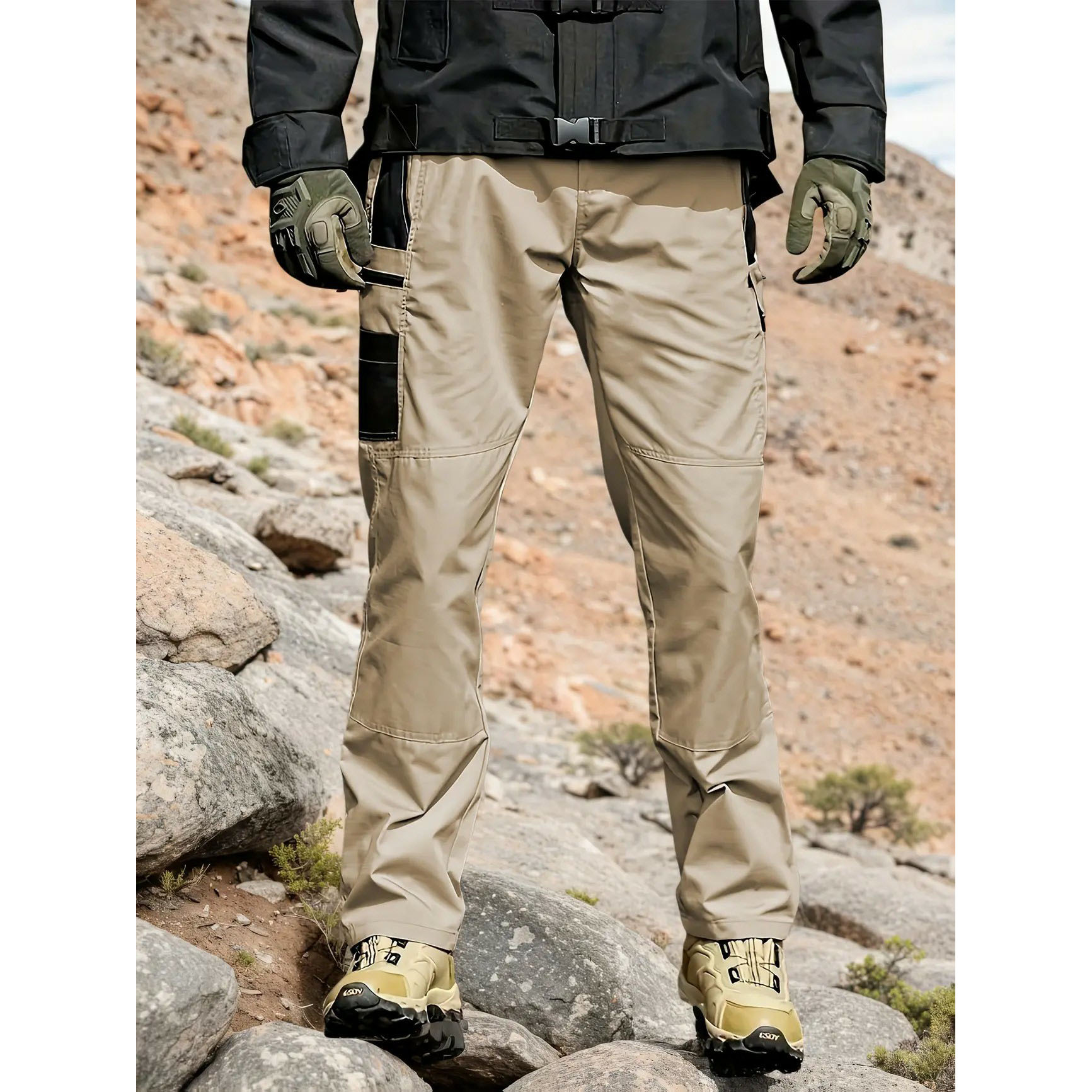Men's Multi-Pocket Tactical Cargo Pants - Solid & Camo Multipacks