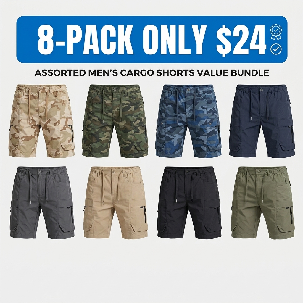 Men's Outdoor Cargo Utility Shorts