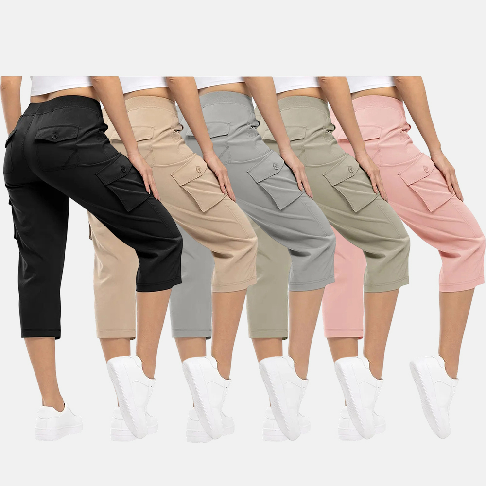 🔥Women’s Lightweight Quick-Dry Capri Cargo Pants