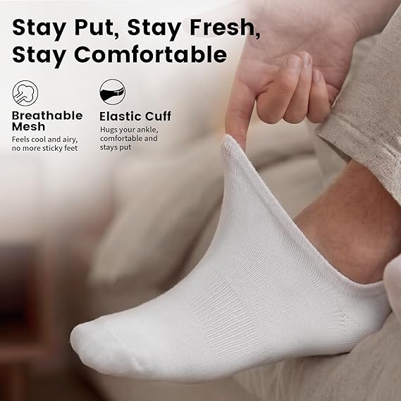 9-PAIR SOCKS ONLY $5 - No Show, Ankle & Crew Styles