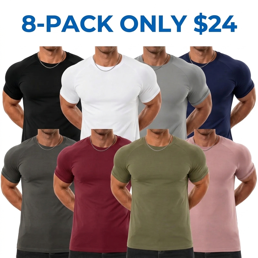 Men's Performance Raglan Athletic T-Shirt