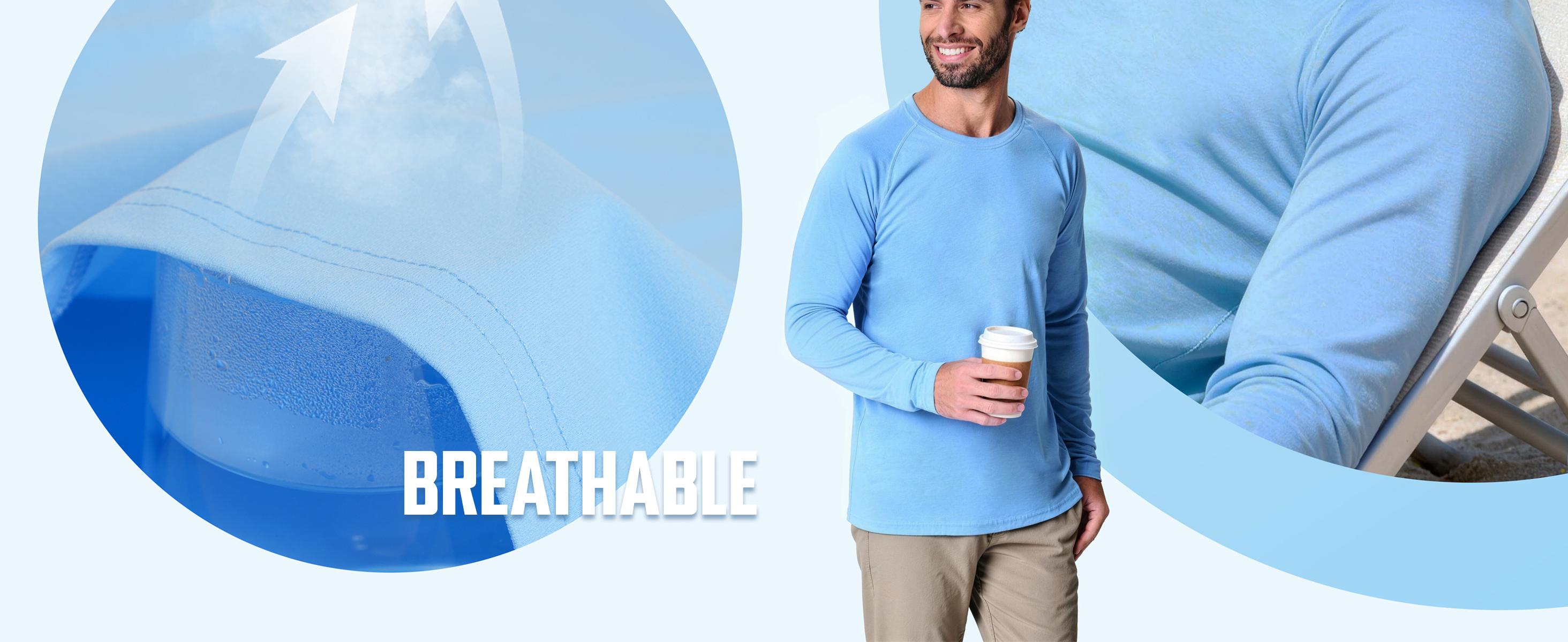 MAGCOMSEN 1/3 Pack Men's UPF 50+ Long Sleeves Shirts Quick Dry Lightweight Summer Sportswear Tops for Swimming Workout Rashguard Sporty Crew Neck Outdoorfun FallFreshness SummerVibes