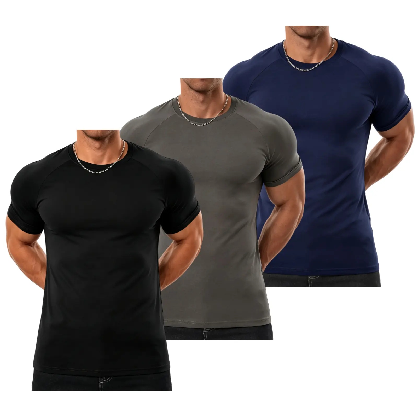Men's Performance Raglan Athletic T-Shirt