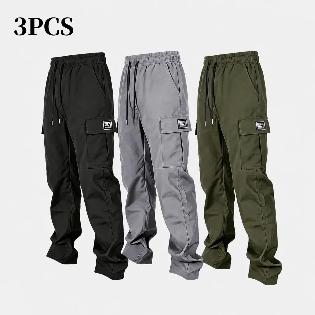 Men's Multi-Pocket Outdoor Cargo Work Pants