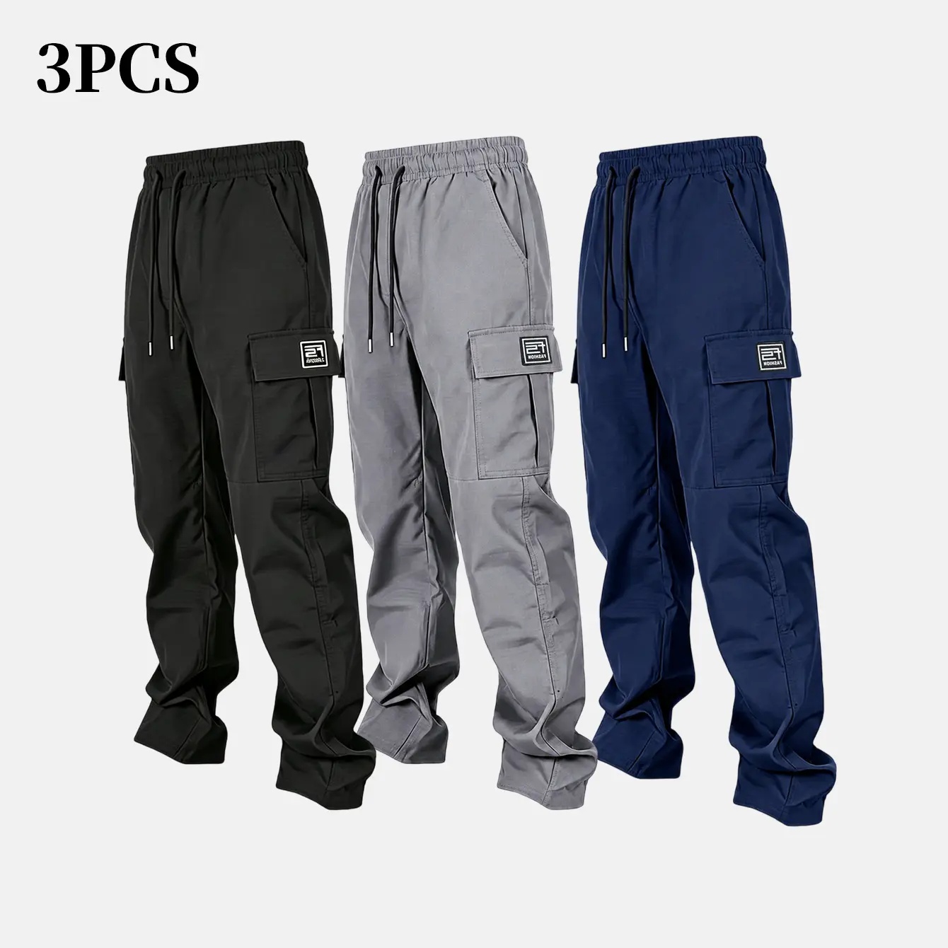 Men's Multi-Pocket Outdoor Cargo Work Pants