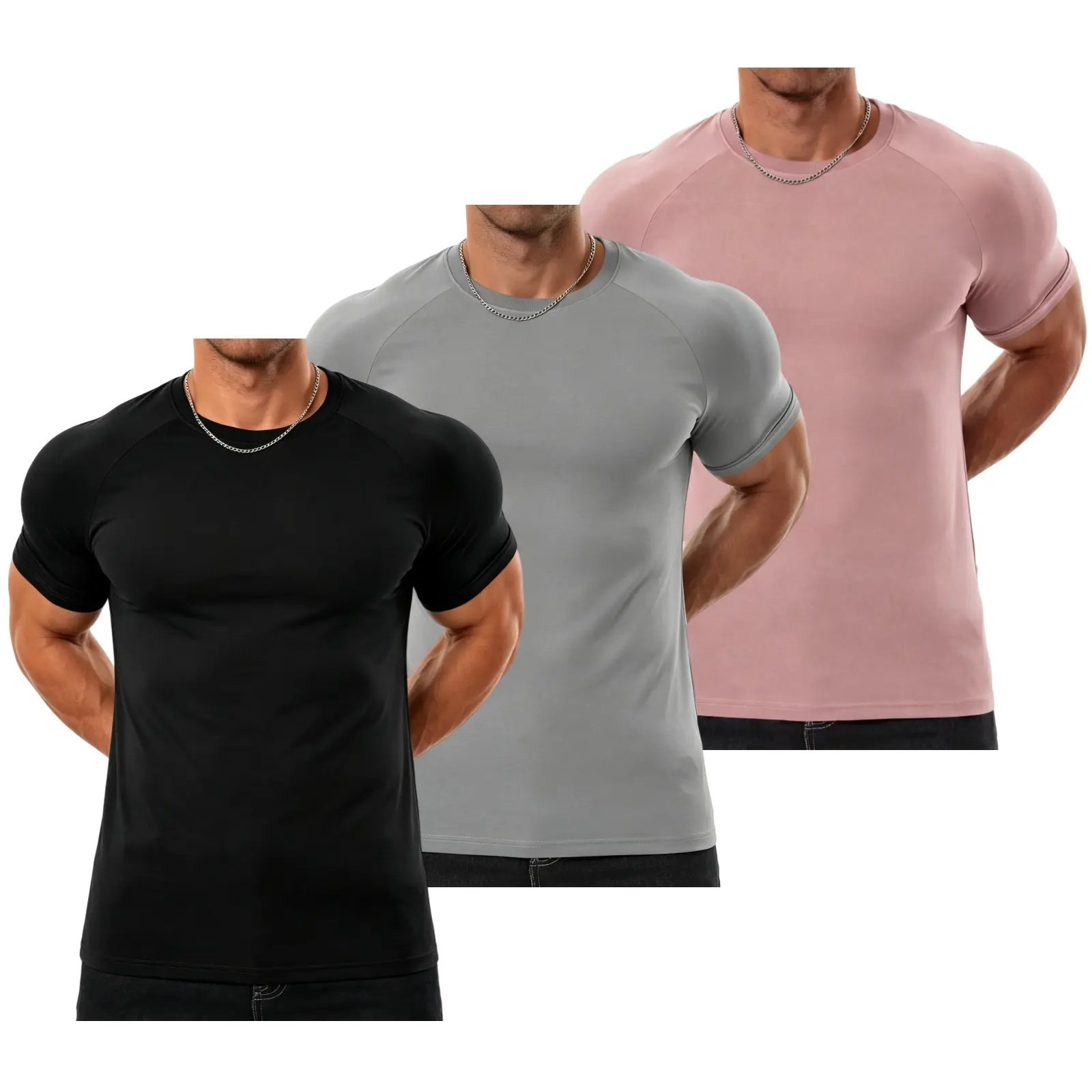 Men's Performance Raglan Athletic T-Shirt