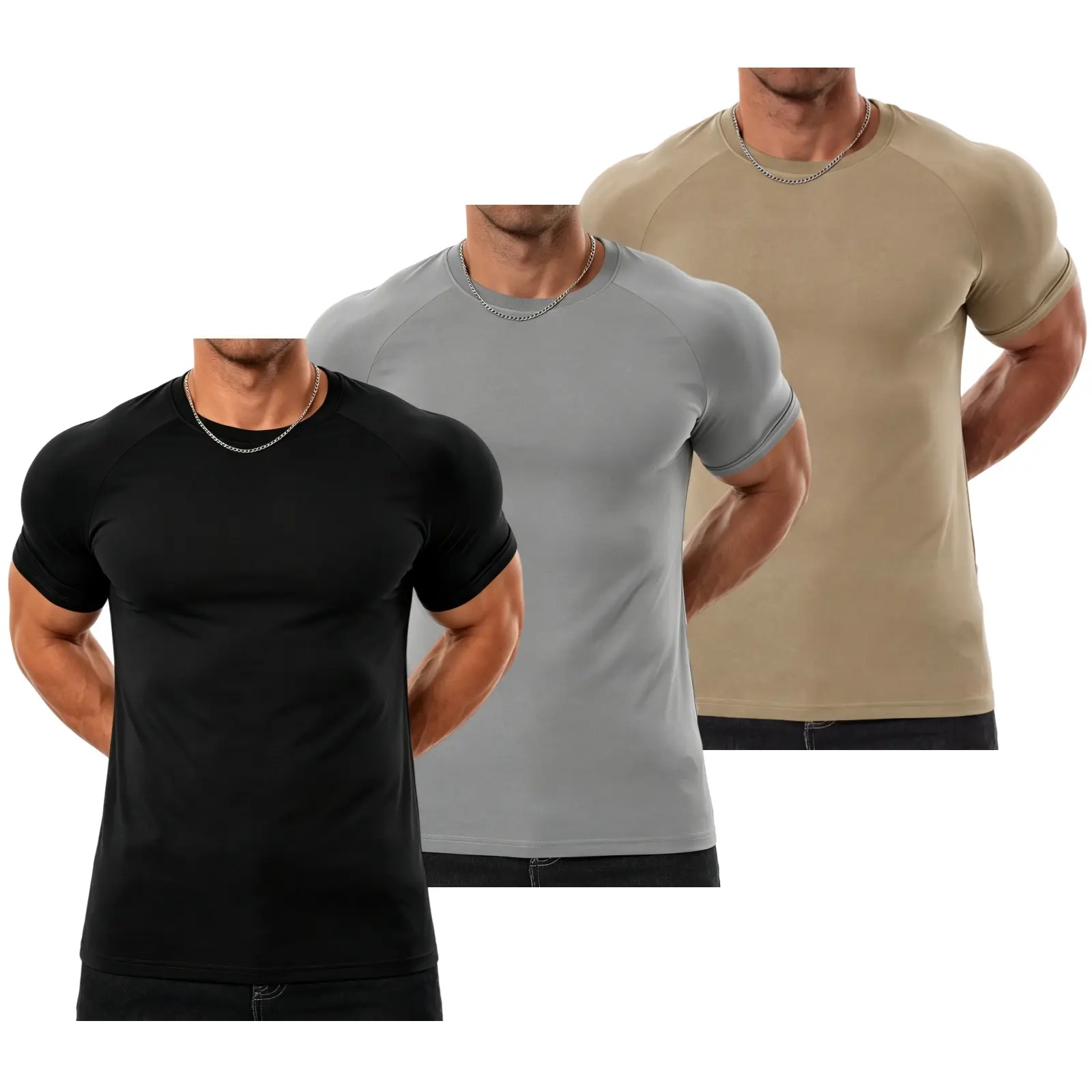 Men's Performance Raglan Athletic T-Shirt