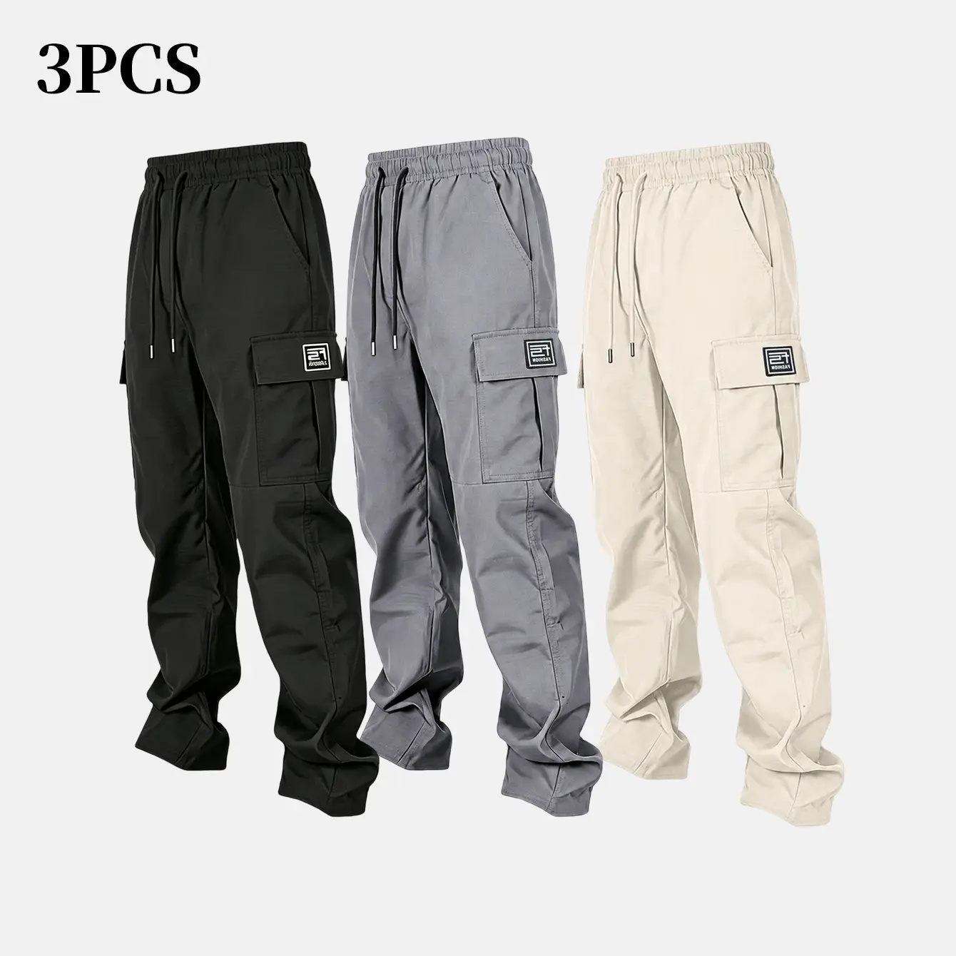 Men's Multi-Pocket Outdoor Cargo Work Pants