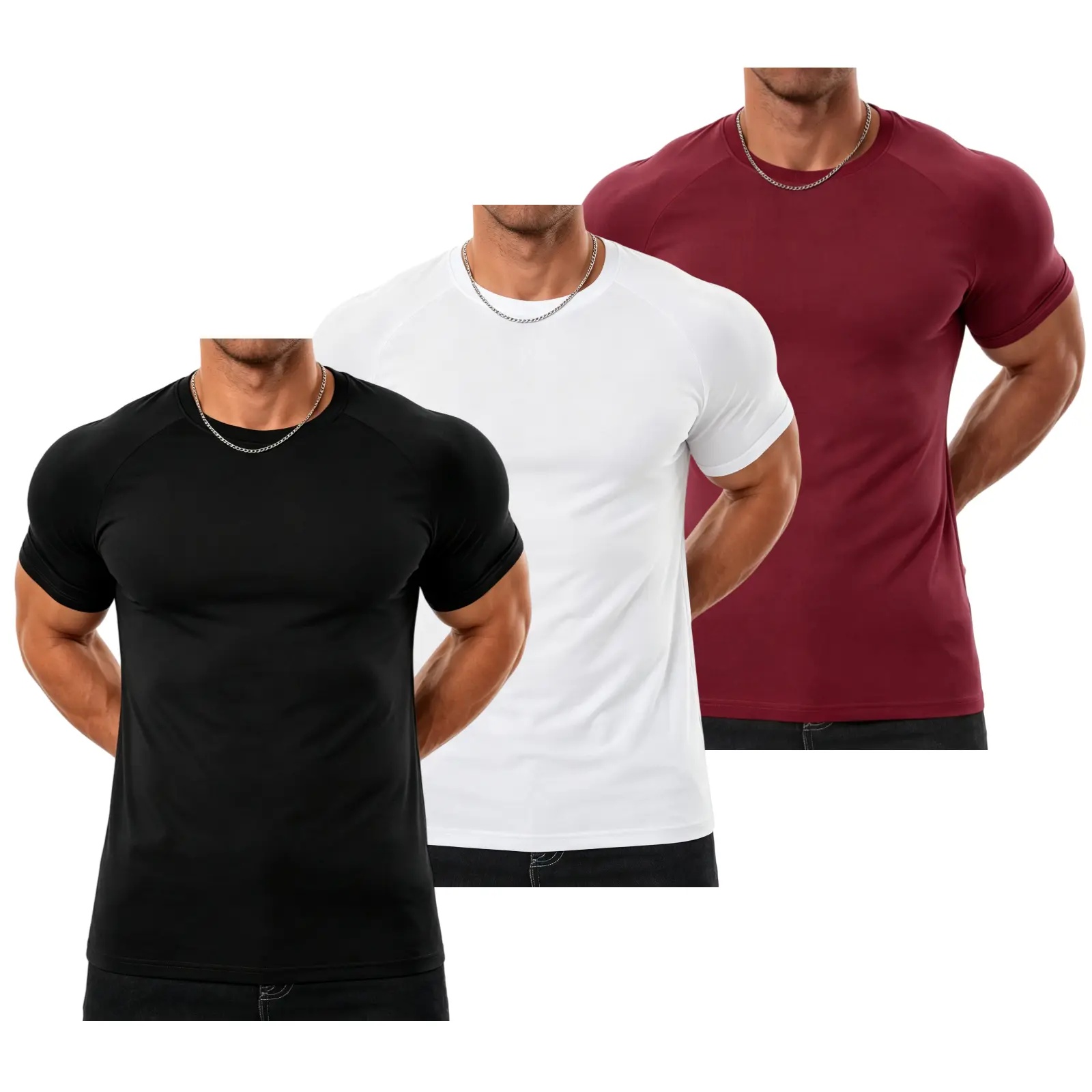 Men's Performance Raglan Athletic T-Shirt