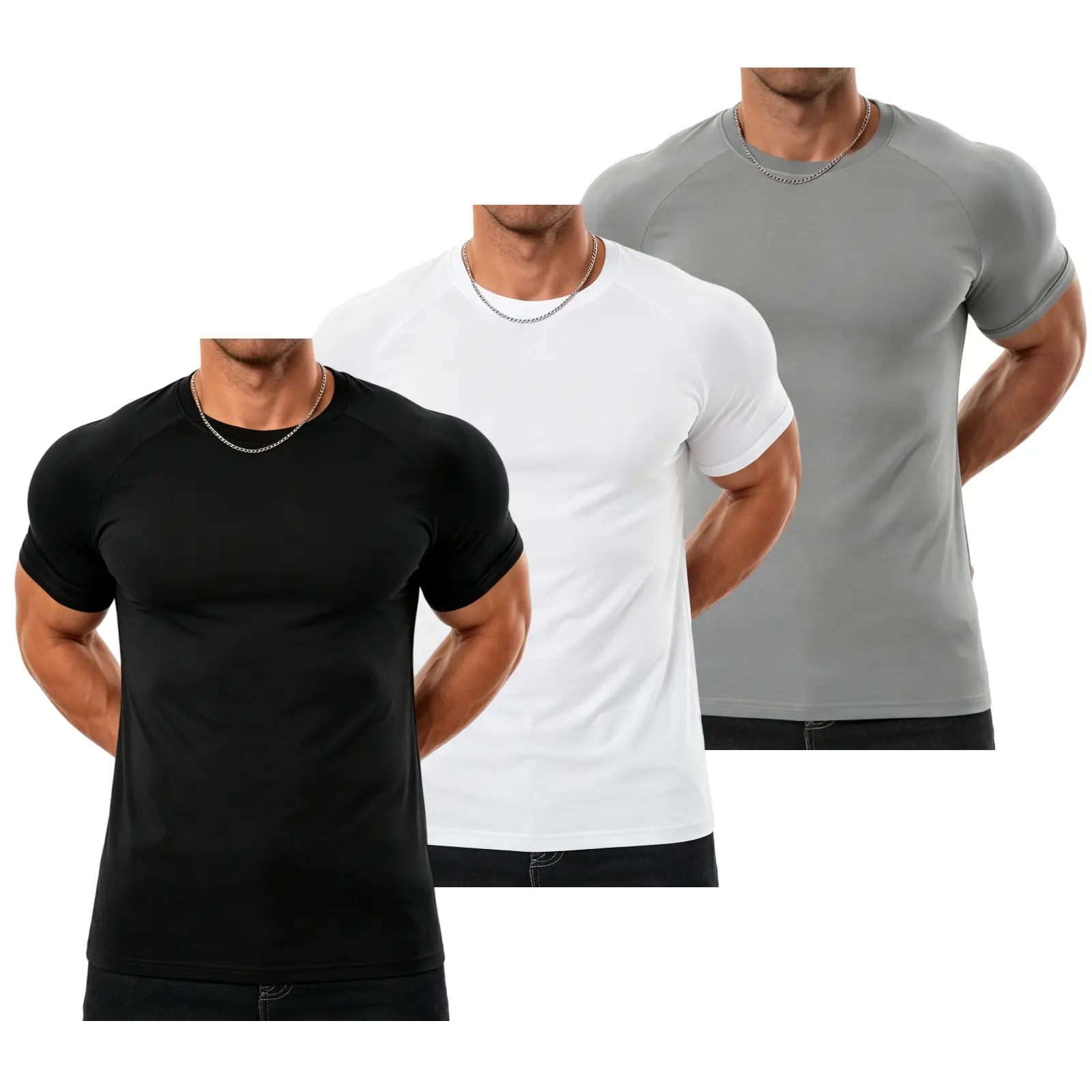 Men's Performance Raglan Athletic T-Shirt