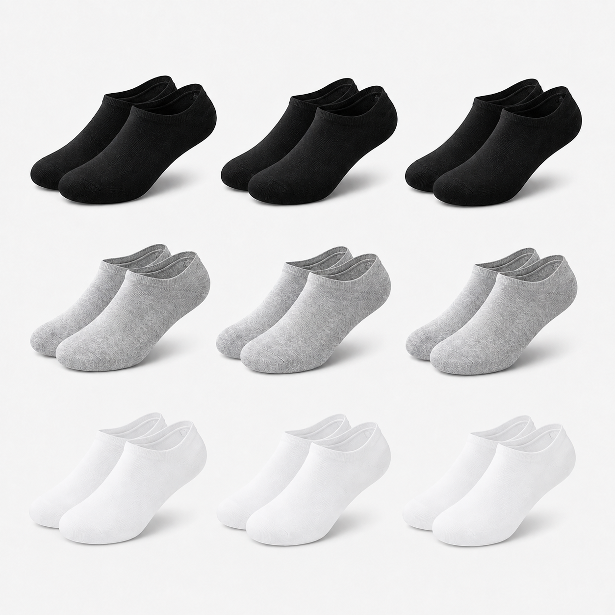 9-PAIR SOCKS ONLY $5 - No Show, Ankle & Crew Styles