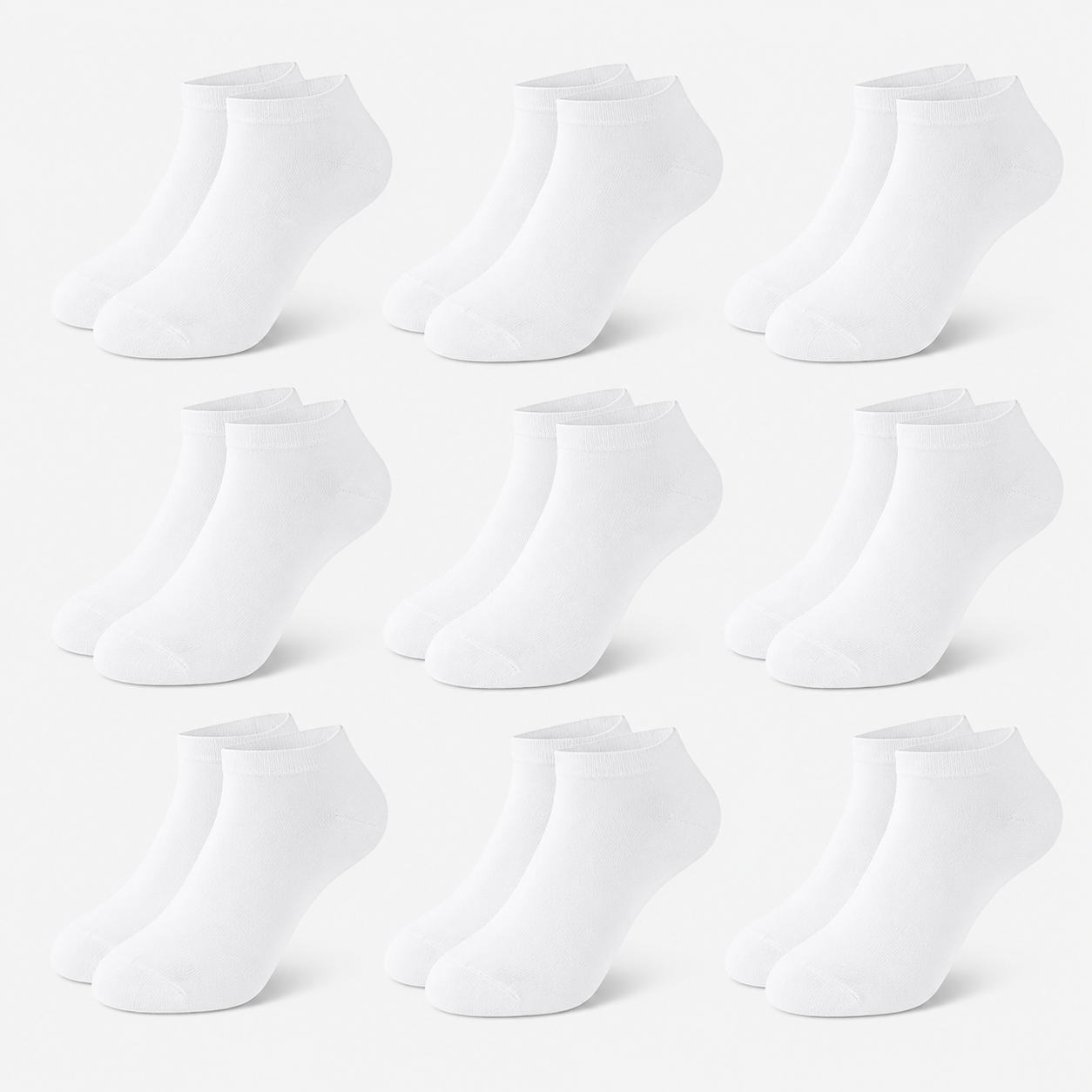 9-PAIR SOCKS ONLY $5 - No Show, Ankle & Crew Styles