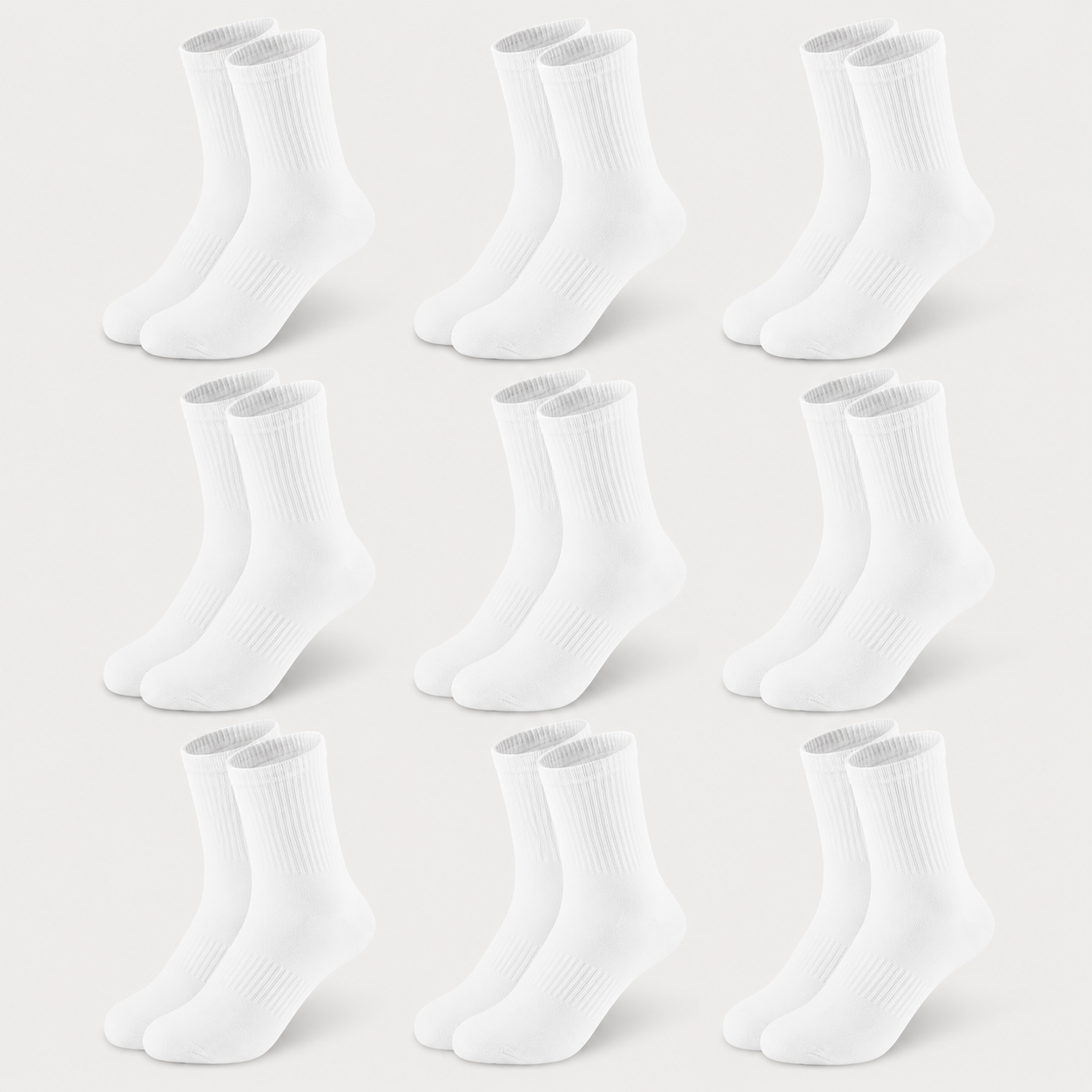 9-PAIR SOCKS ONLY $5 - No Show, Ankle & Crew Styles