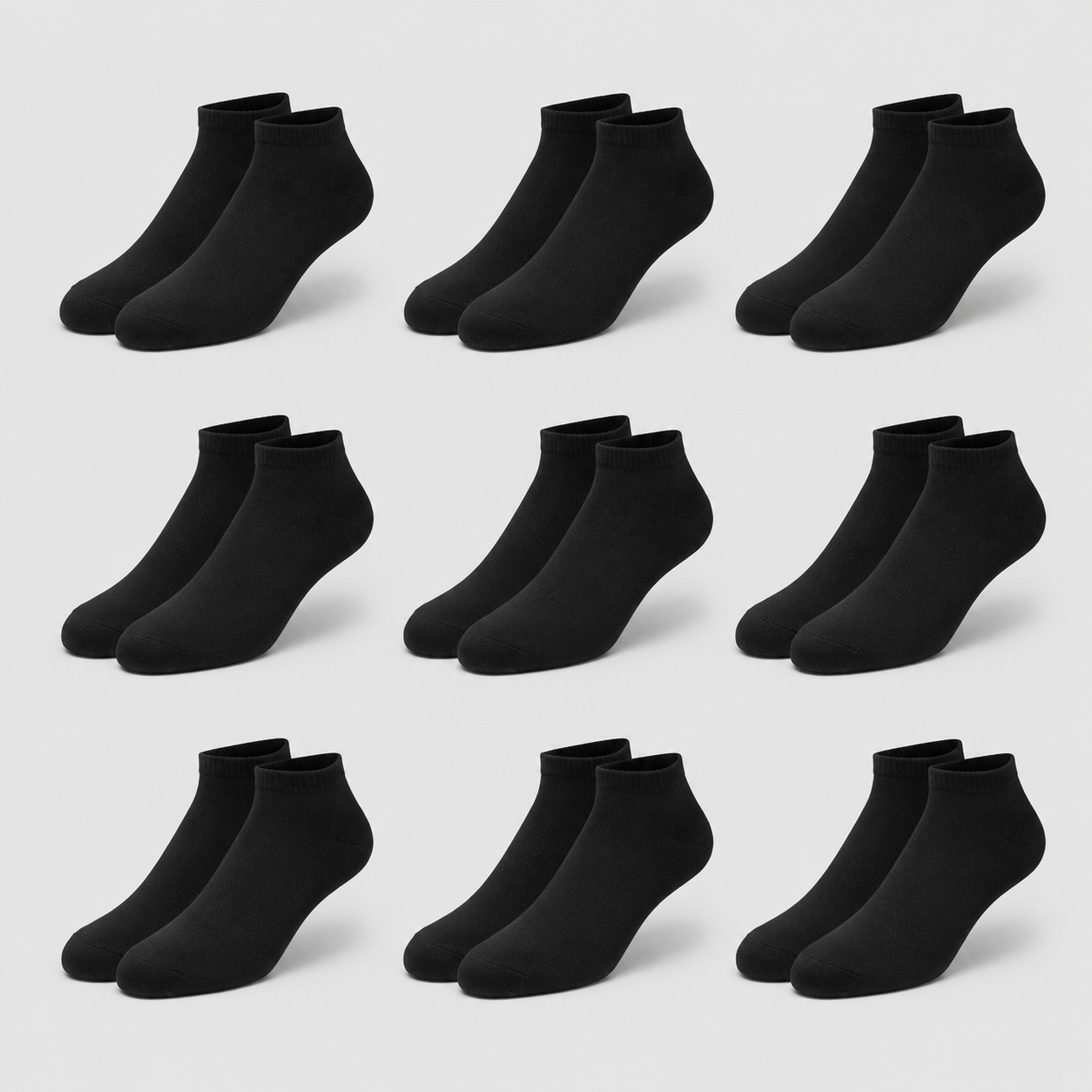 9-PAIR SOCKS ONLY $5 - No Show, Ankle & Crew Styles
