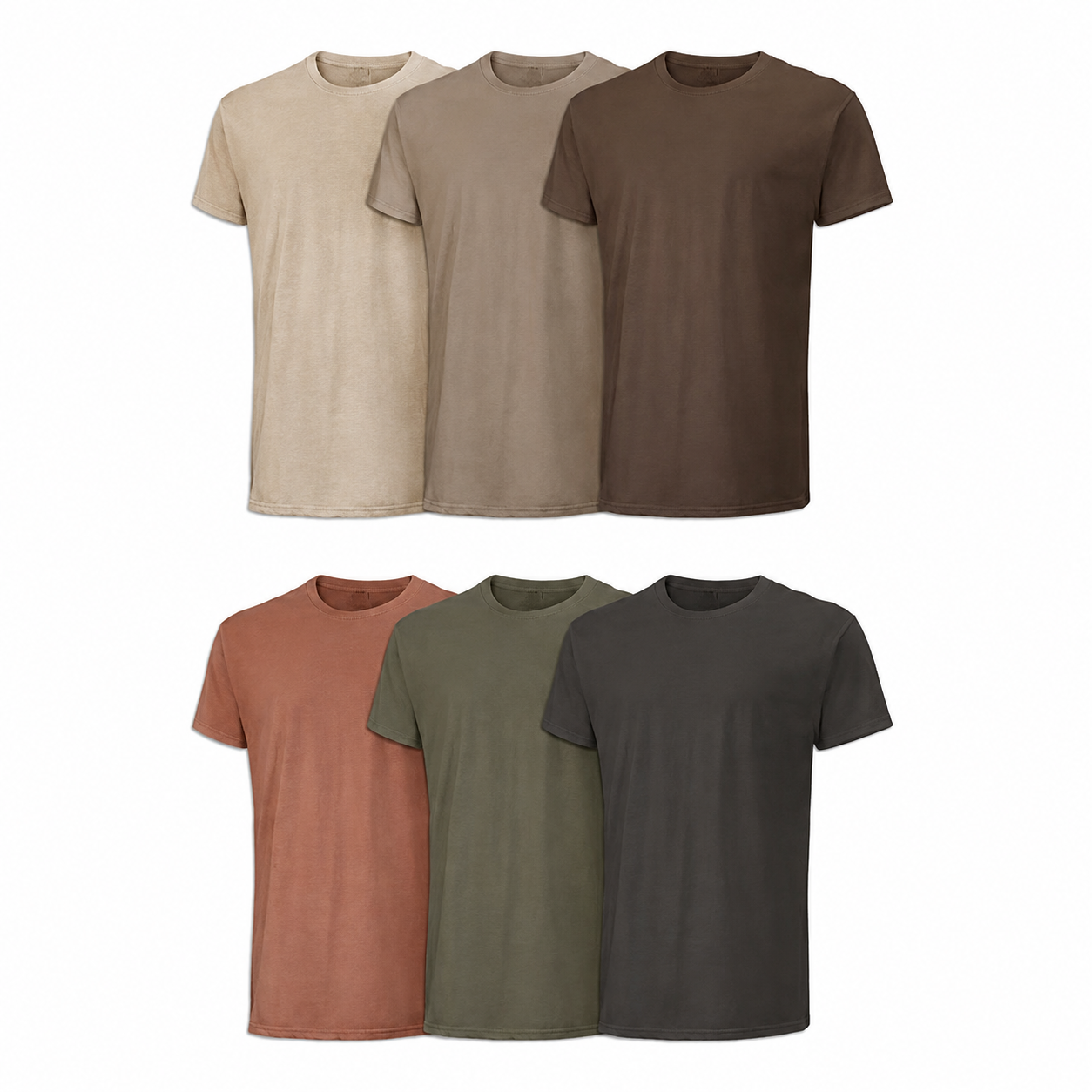 Men's 6-Pack Classic Cotton Crew Neck Undershirts