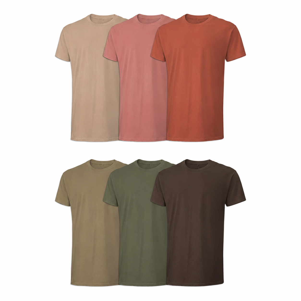 Men's 6-Pack Classic Cotton Crew Neck Undershirts