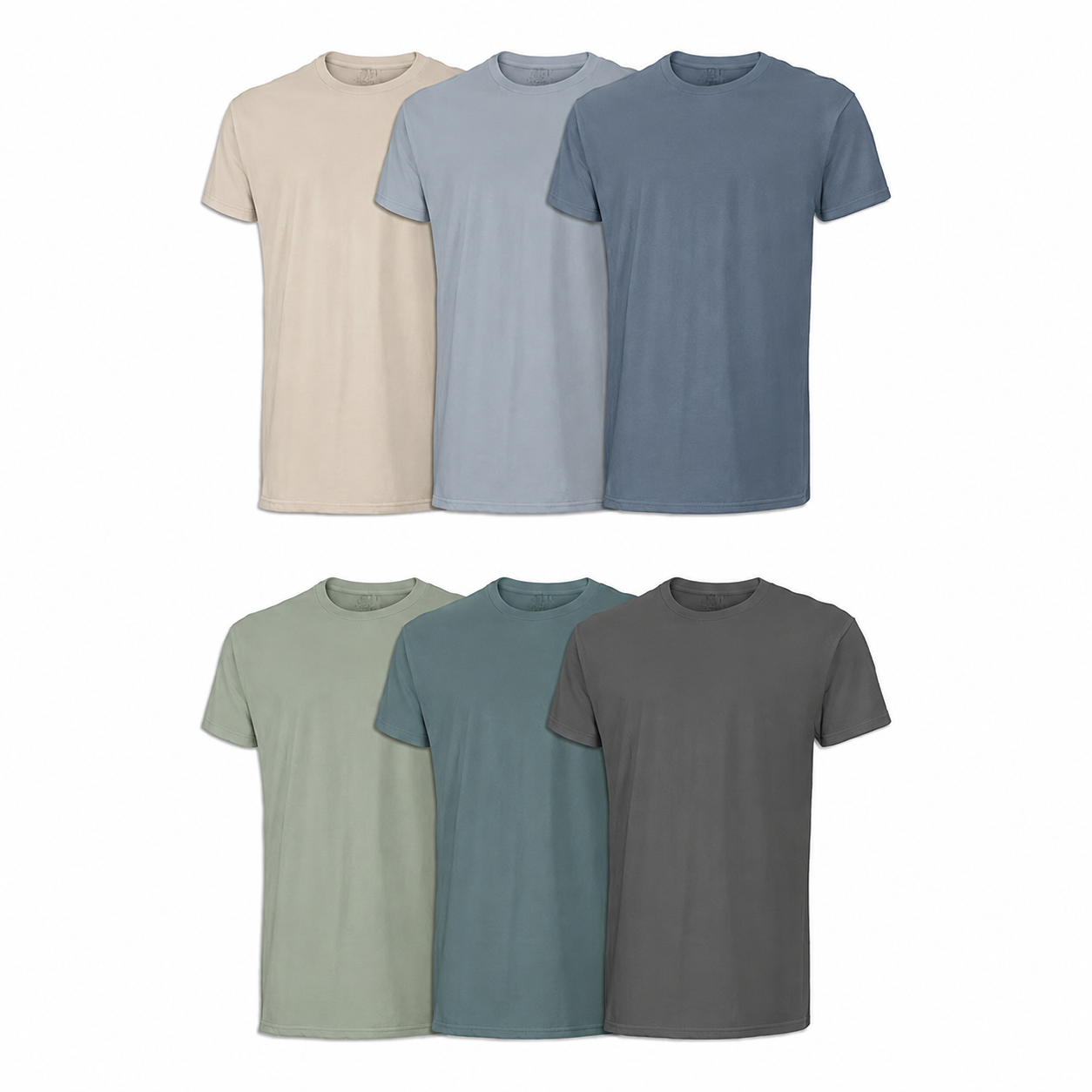 Men's 6-Pack Classic Cotton Crew Neck Undershirts