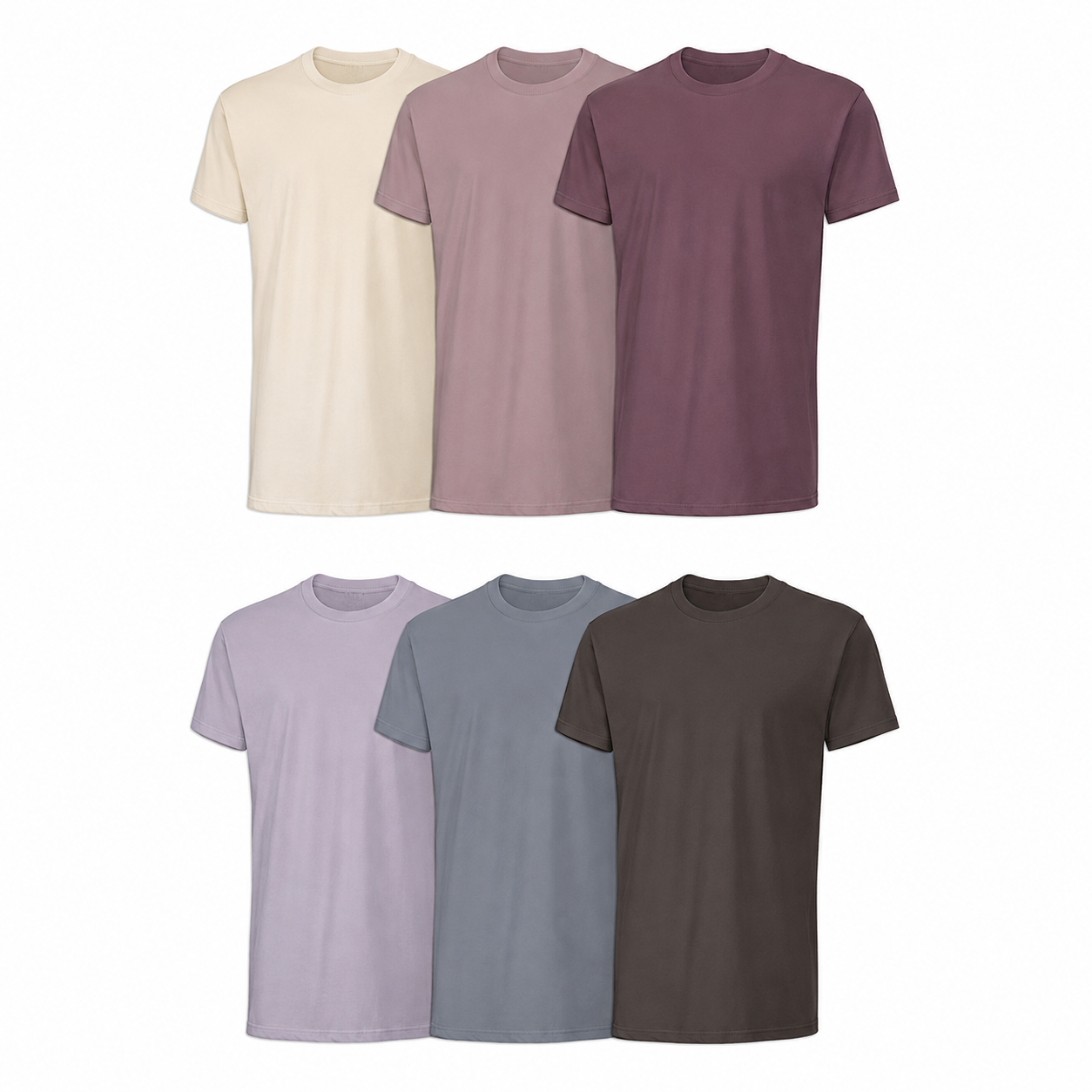 Men's 6-Pack Classic Cotton Crew Neck Undershirts