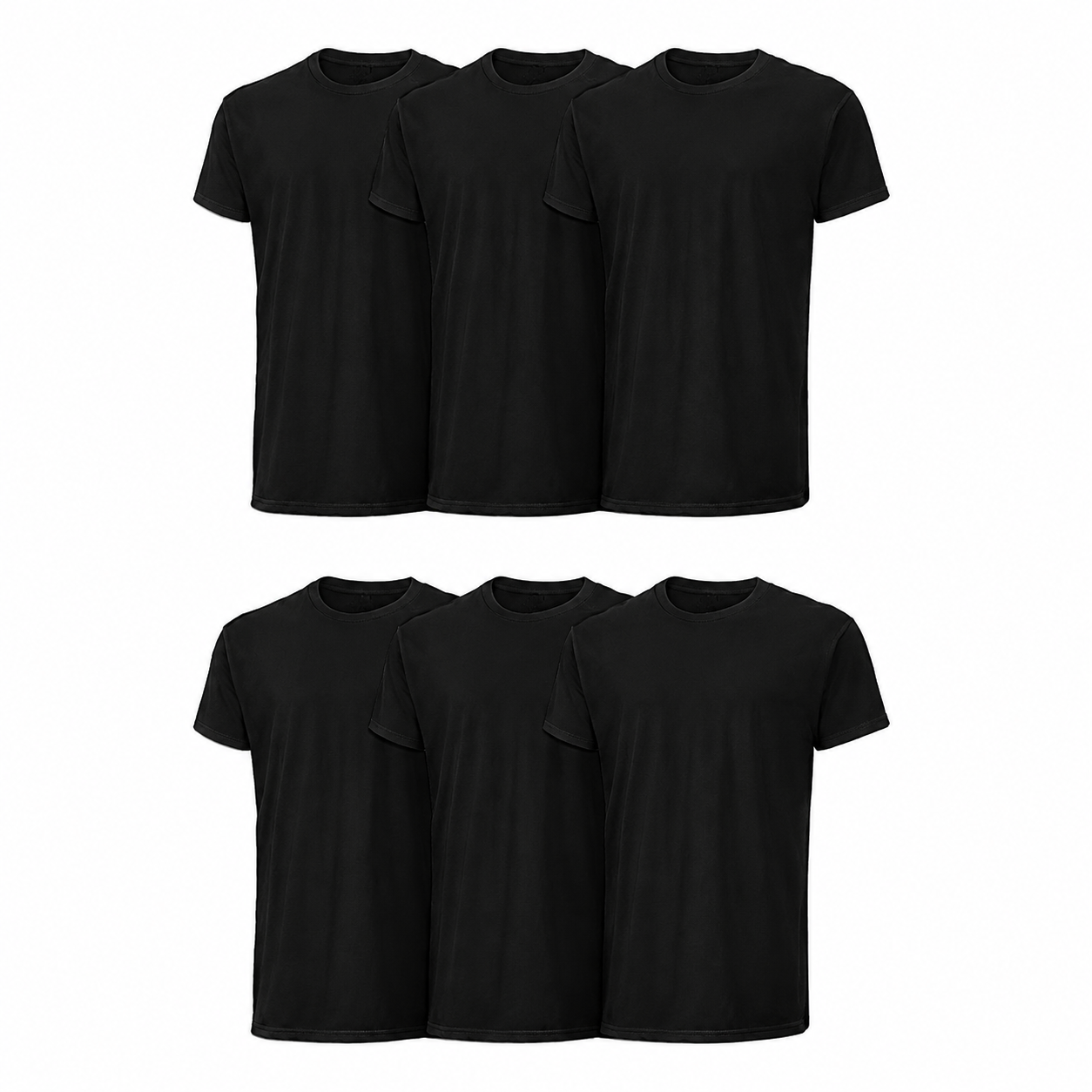 Men's 6-Pack Classic Cotton Crew Neck Undershirts