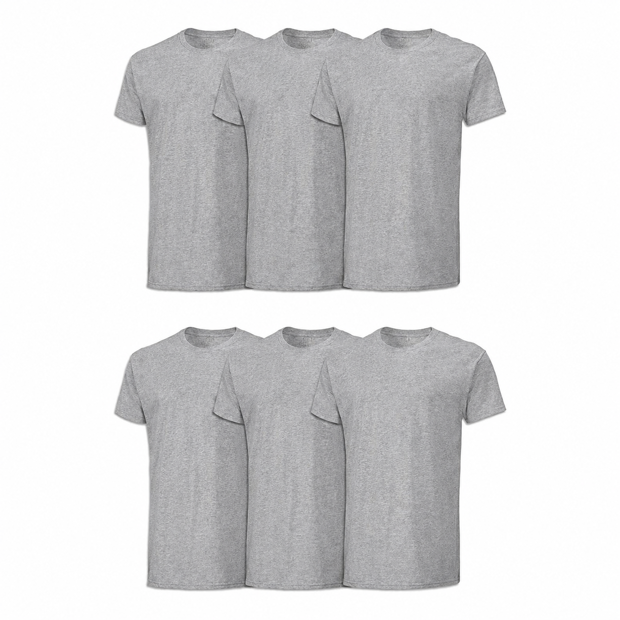 Men's 6-Pack Classic Cotton Crew Neck Undershirts