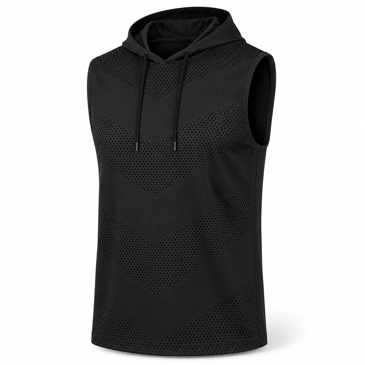 Men's Ventilated Sleeveless Athletic Hoodies
